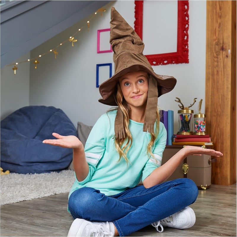 Talking Sorting Hat Toy for Kids - 15 Phrases, Ages 5+