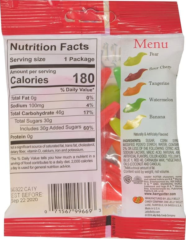 Harry Potter Candy Bundle: Jelly Slugs, Jelly Beans & Frog