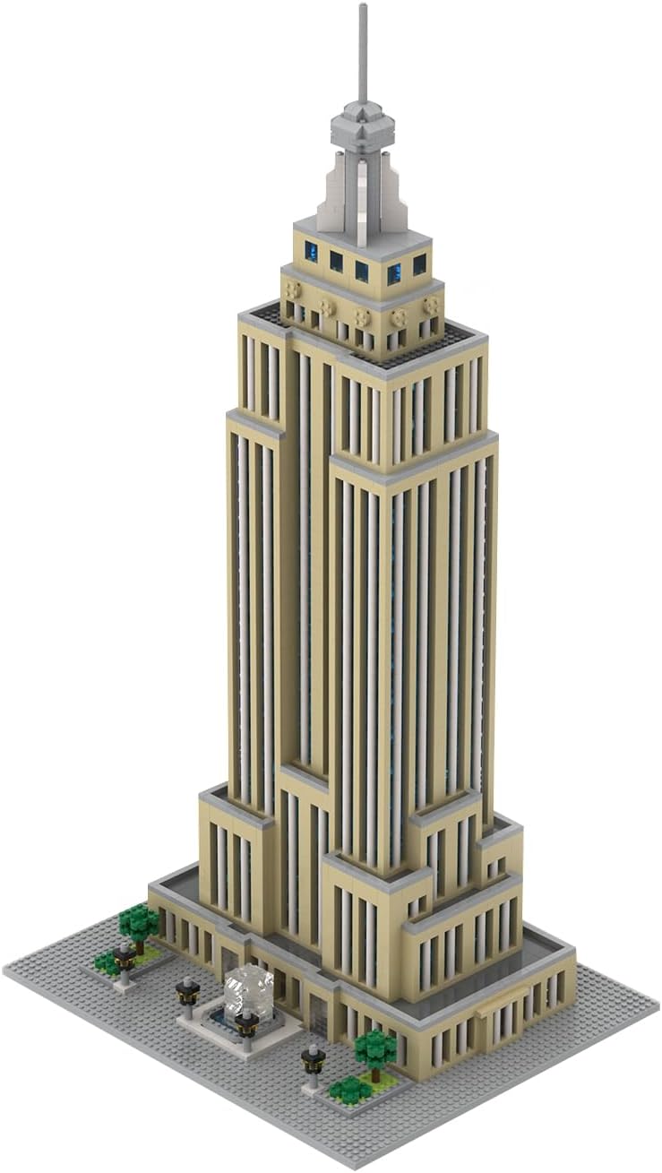 Empire Building Micro Block Set (3819 PCS) - Architectural Model Toys