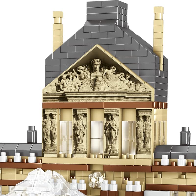 Louvre Architecture Micro Building Blocks Set (2885PCS)