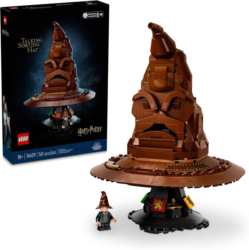 LEGO Harry Potter Sorting Hat Building Set with 31 Voices