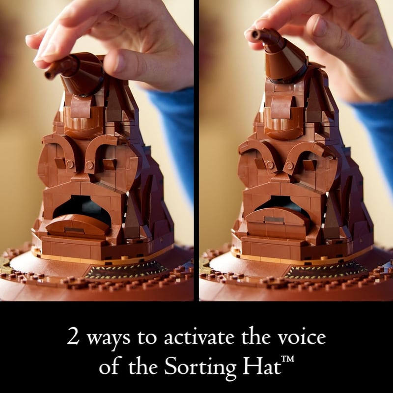 LEGO Harry Potter Sorting Hat Building Set with 31 Voices
