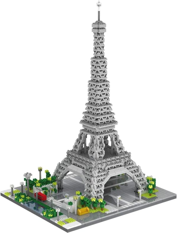 Eiffel Tower Micro Blocks Set - 3369-Piece 3D Puzzle Toy