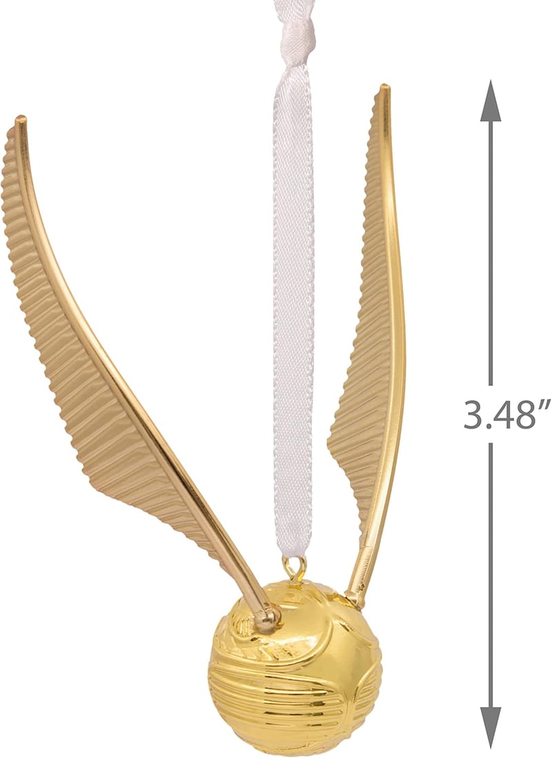 Harry Potter Golden Snitch Metal Ornament