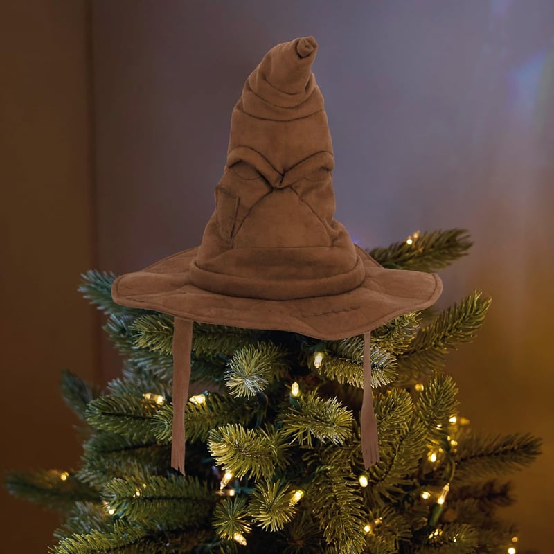 Hogwarts Sorting Hat Christmas Tree Topper Decoration