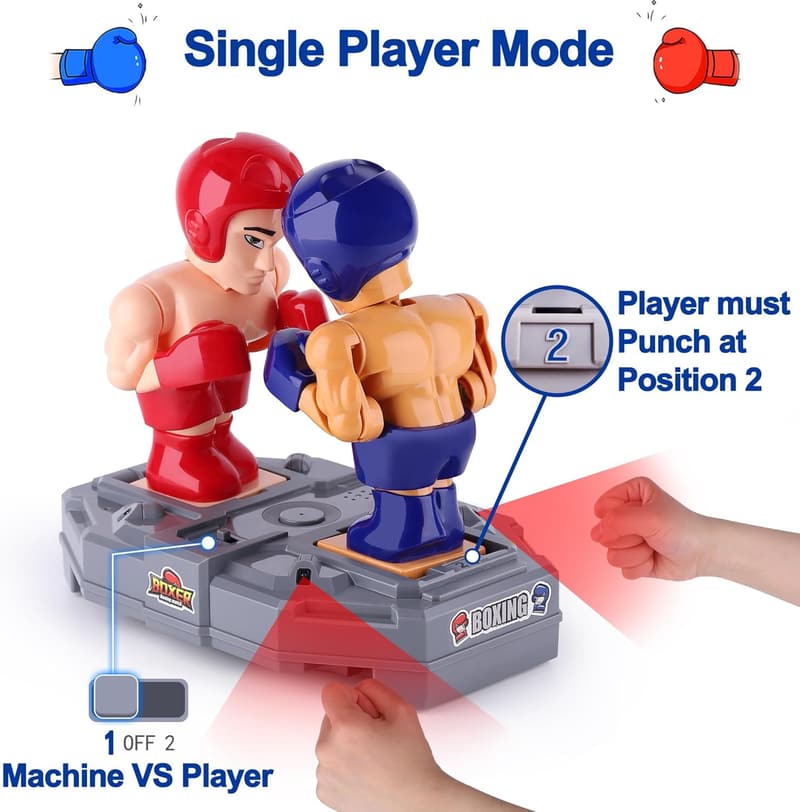 Interactive RC Boxing Robots - Fun Indoor Sports Playset for Kids