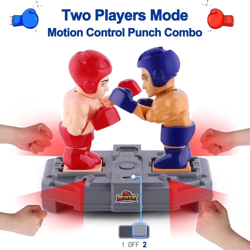 Interactive RC Boxing Robots - Fun Indoor Sports Playset for Kids
