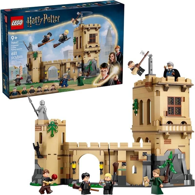 LEGO Harry Potter Hogwarts Castle Flying Lessons Set for Ages 9+