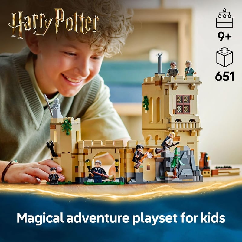 LEGO Harry Potter Hogwarts Castle Flying Lessons Set for Ages 9+