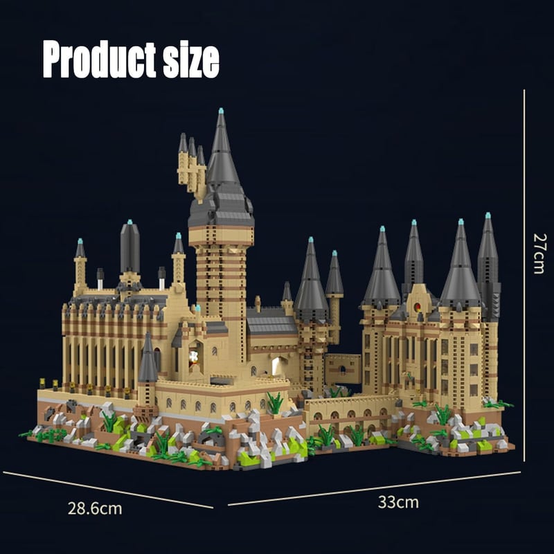 Harry Castle Micro Building Blocks Set (5400PCS) - Architectural Model Toy