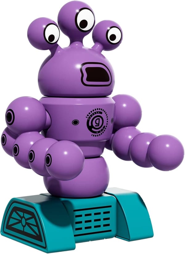 Magnet Robot Toy for Kids 3-7 Years - Stacking Set with Storage