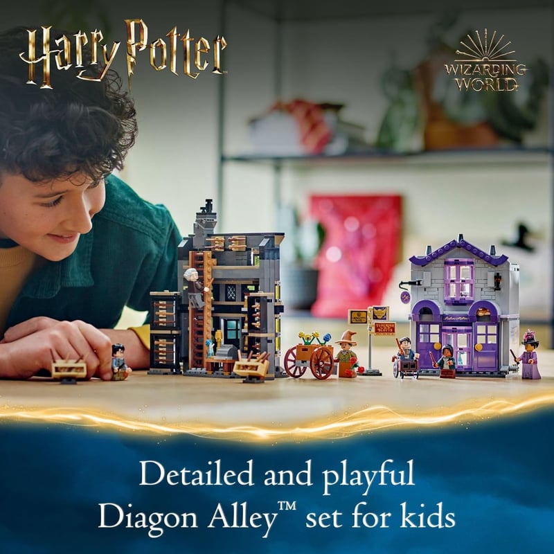 Harry Potter Building Toys: Ollivanders & Madam Malkin's Set
