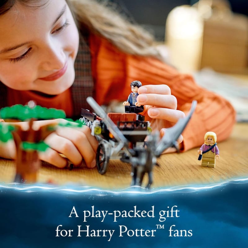 LEGO Harry Potter Hogwarts Carriage Set with Thestrals & Luna Minifigure