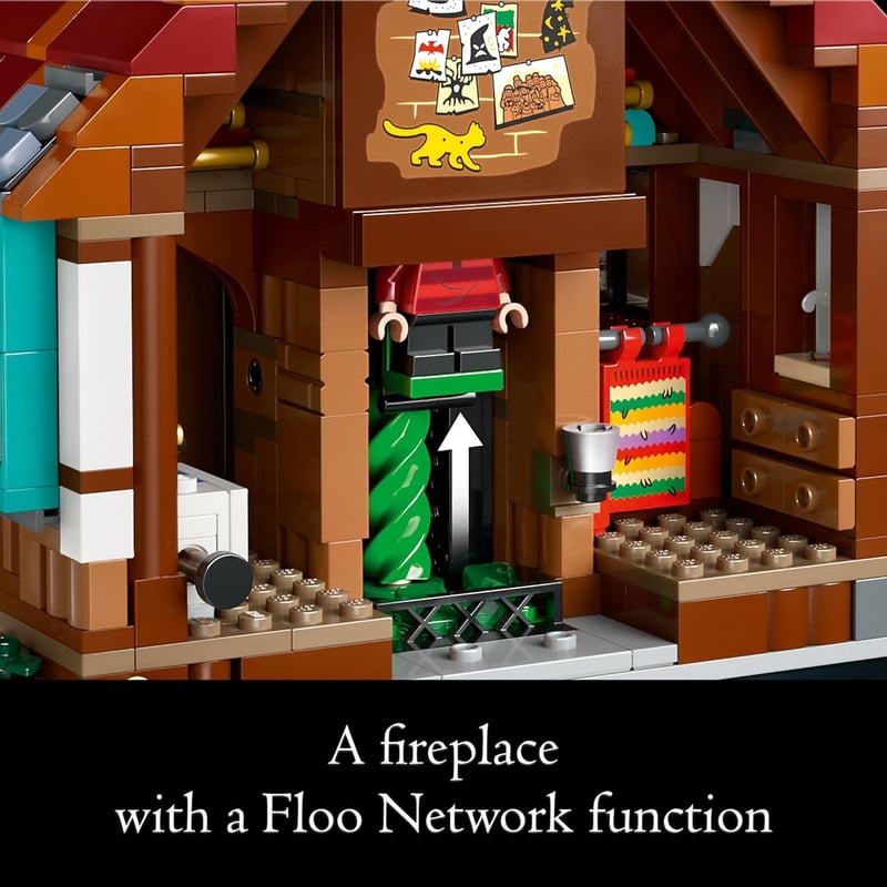 LEGO Harry Potter The Burrow Building Set for Adults - 10 Minifigures