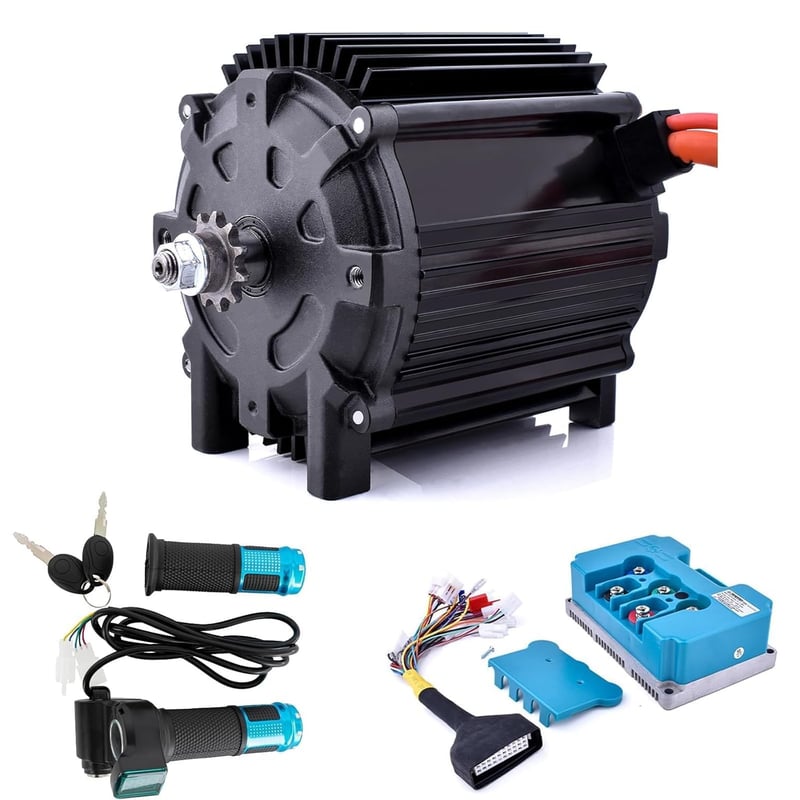 5000W 72V Brushless DC Motor Kit for Go-Kart Conversion