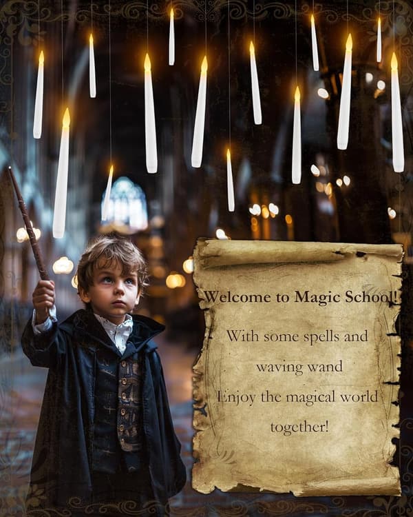 Flameless Floating Candles with Timer - 20 Pcs for Parties
