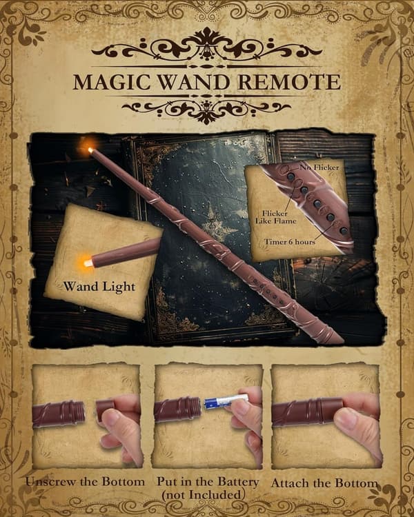 Flameless Floating Candles with Timer - 20 Pcs for Parties