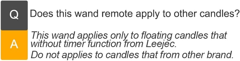 Leejec Wand Remote for Magic Floating Candles