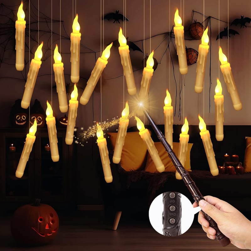 20 Pack LED Floating Candles with Remote for Christmas Decor