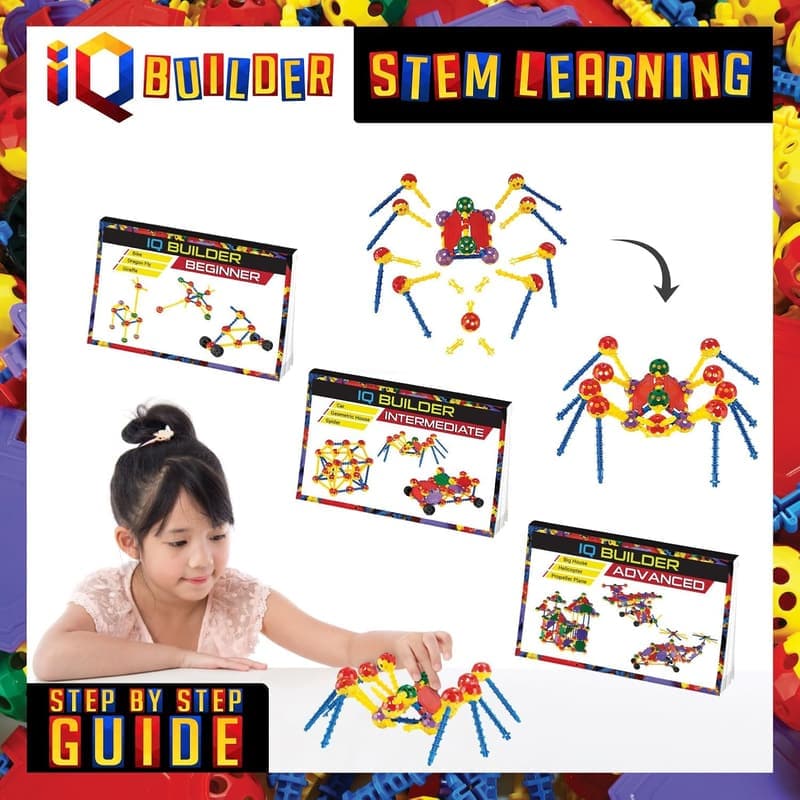 STEM Learning Building Set for Kids Ages 3-10