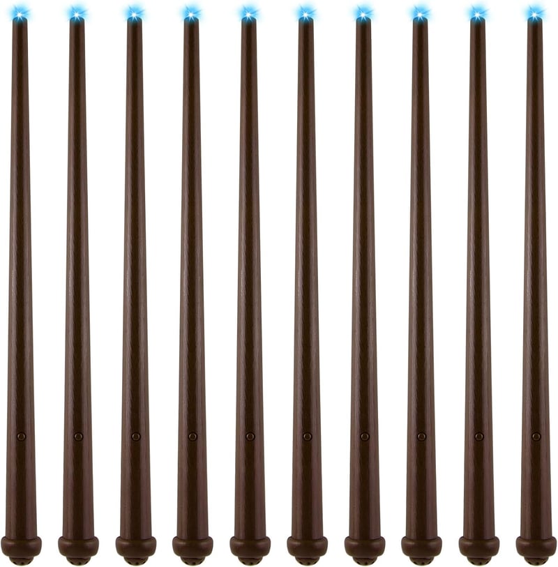 Halloween Wizard Wands - 10 Pcs Illuminating Costume Accessories