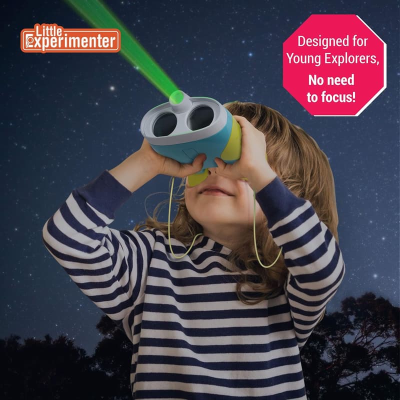 Kid's Night Vision Binoculars with Flashlight – STEM Birthday Gift