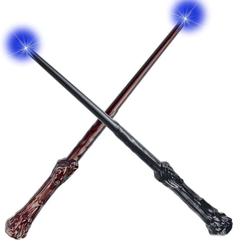 Illuminating Magic Wand Toy for Kids - Wizard & Witch Theme