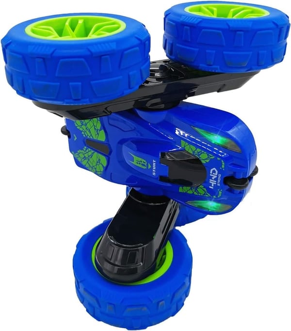 Double-Sided RC Stunt Car with Lights for Kids Ages 6-12