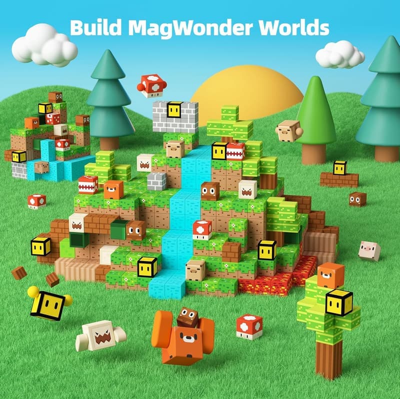 STEM Magnetic Building Blocks for Kids 3+ - Birthday Gift