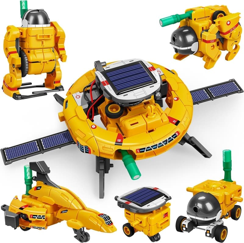 STEM 6-in-1 Solar Robot Science Kit for Kids Ages 8-12