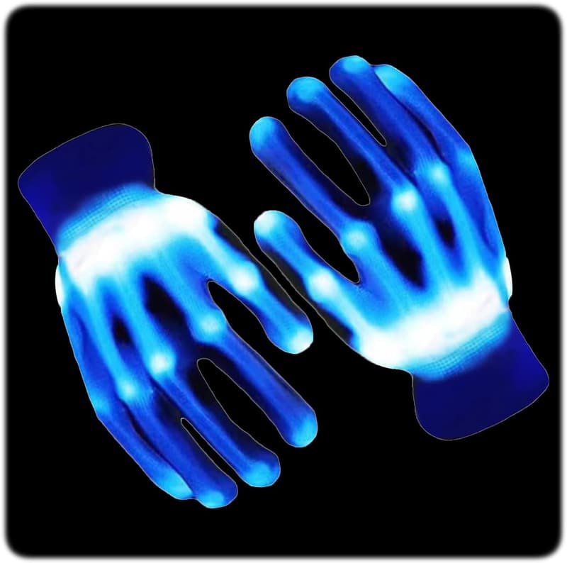 LED Light-Up Gloves for Kids - Fun Outdoor Game Gift