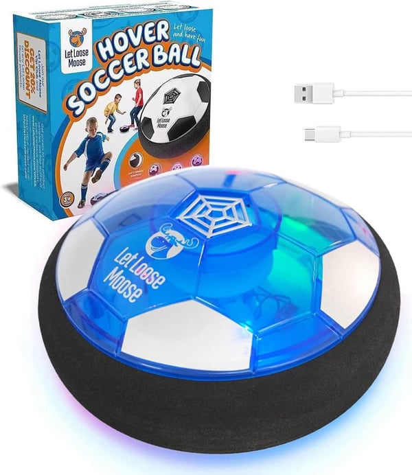 Boys' Birthday Hover Soccer Ball - Light-Up Indoor Toy Game