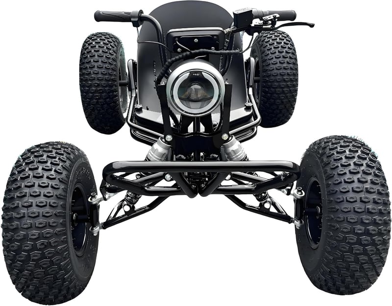 48V Electric Go Kart for Adults & Kids - 1500W, 12-37MPH
