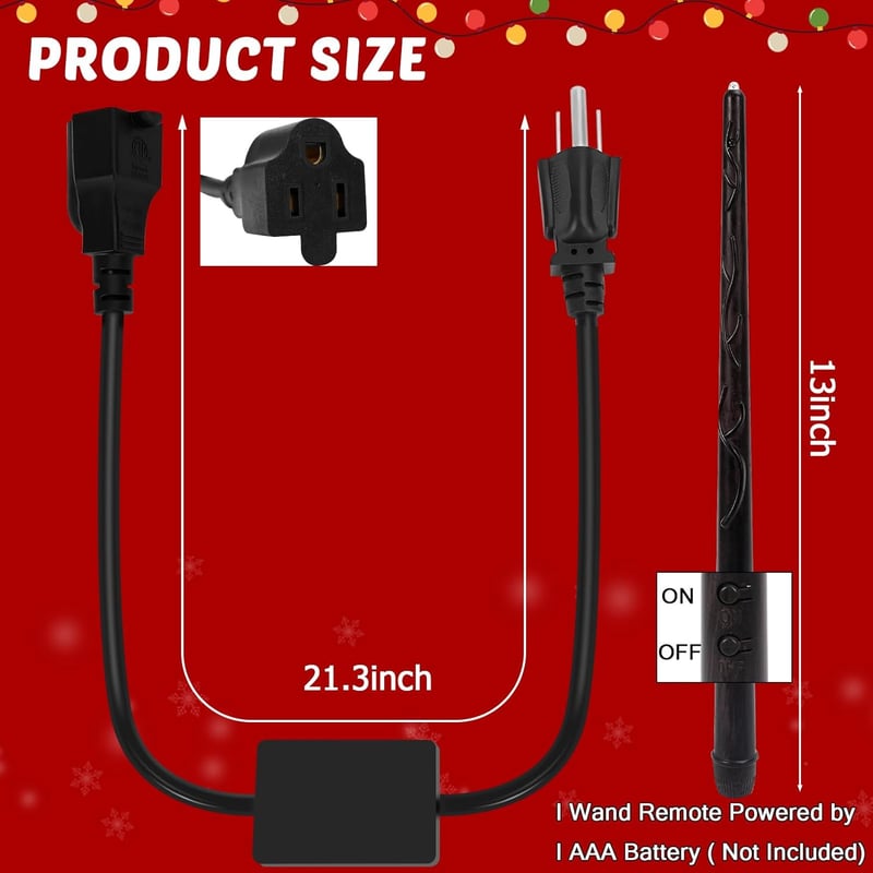 Wireless Remote Control Magic Wand for Christmas Tree Lights