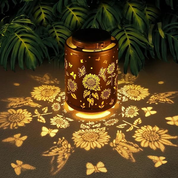Butterfly Garden Lanterns - Waterproof LED Metal Hanging Lights