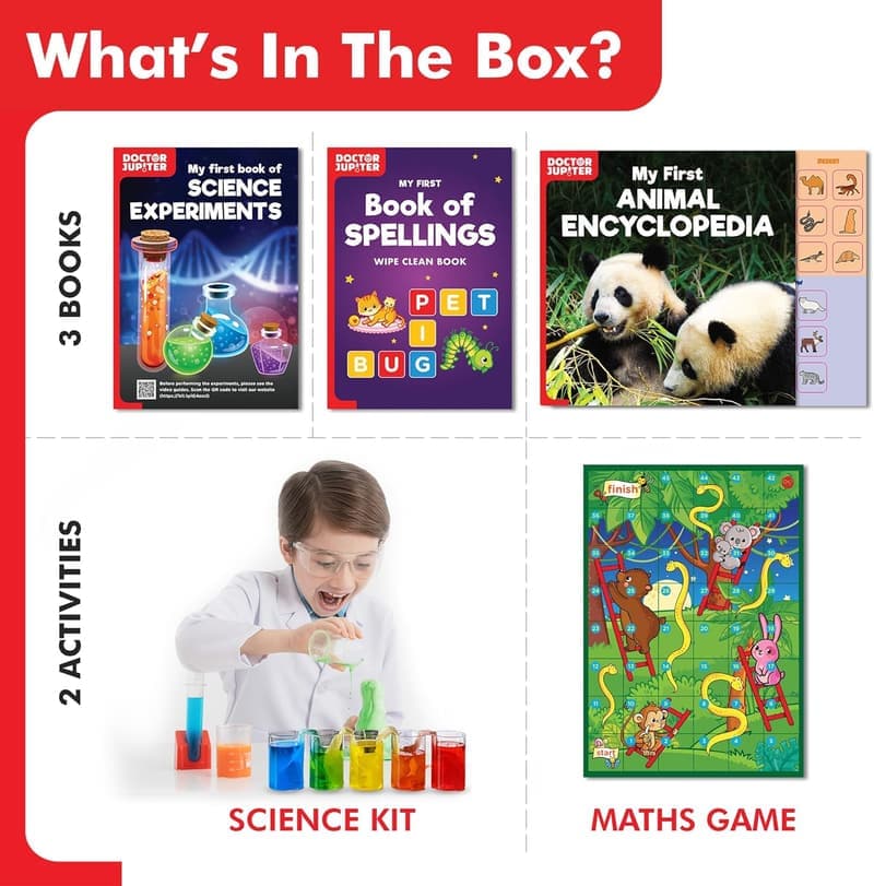 Educational STEM Science Kit for Kids Ages 4-6
