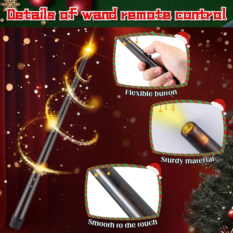 Wireless Smart Button Switch Kit for Holiday Lighting Decorations