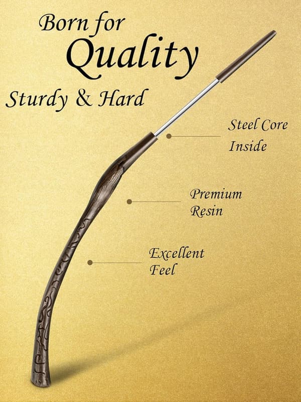 Cosplay Wizard Wand Set for Halloween & Christmas Parties
