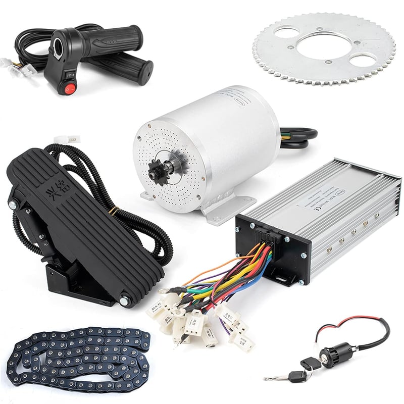 2500W 60V Brushless DC Motor Kit for Electric Scooters
