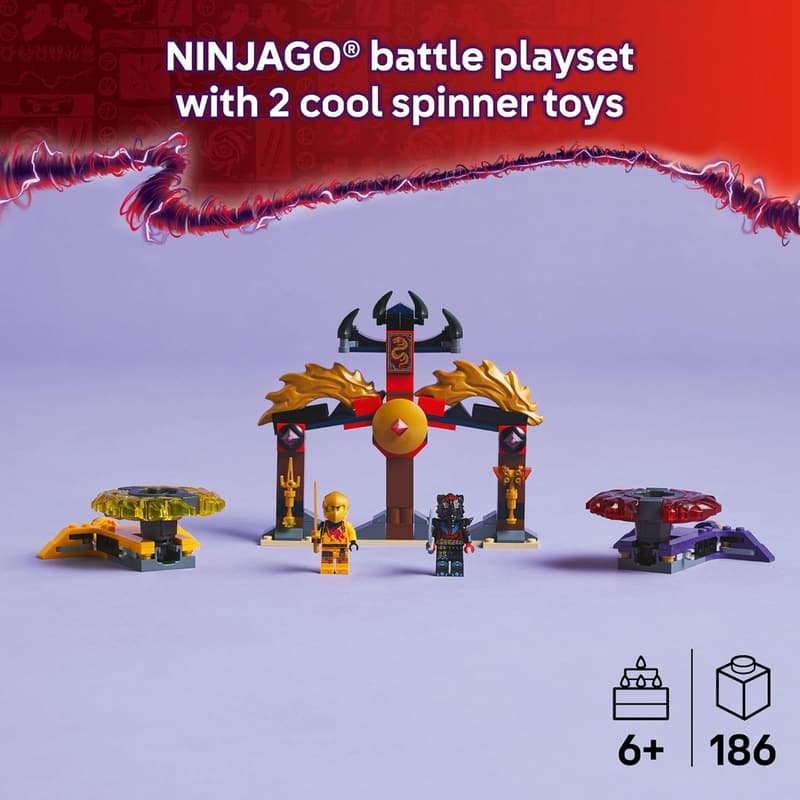 LEGO NINJAGO Dragon Spinjitzu Battle Pack with 2 Minifigures