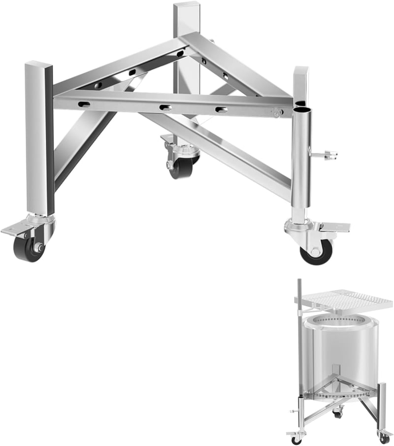 Stainless Steel Fire Pit Stand for 15-27
