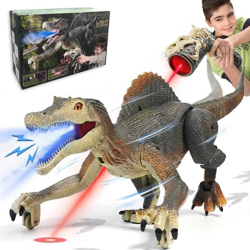 Remote Control Spinosaurus Dinosaur Toy for Kids 3-7 Years