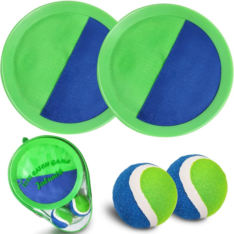 Outdoor Toss Paddle Ball Set - Family Beach & Lawn Games