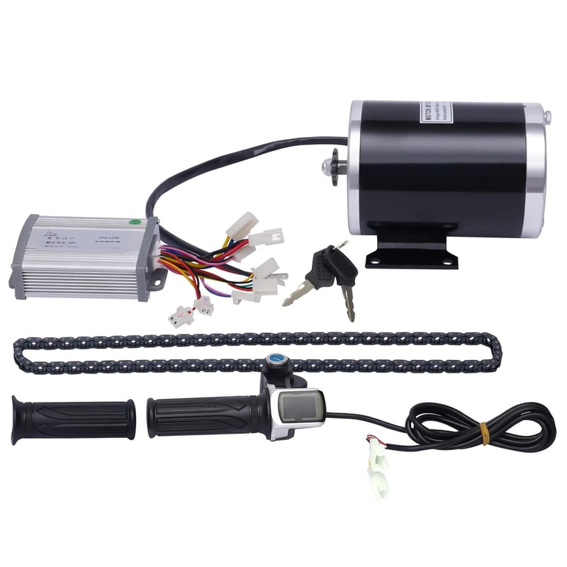 High-Speed 48V 1000W Electric Motor Kit for Go Karts and ATVs