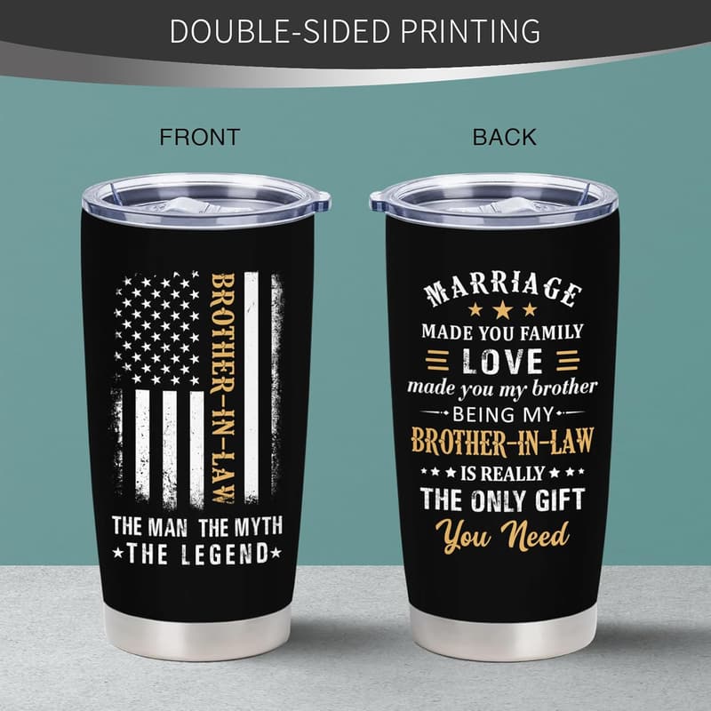 Funny Stainless Steel Tumbler for Brother-in-Law’s Birthday/Father's Day