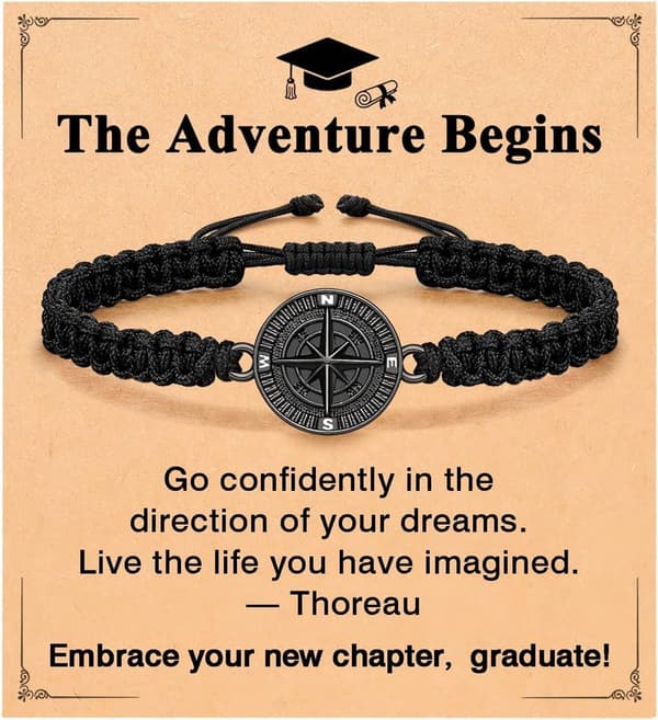 Graduation Bracelet for Him - PINKDODO Gift