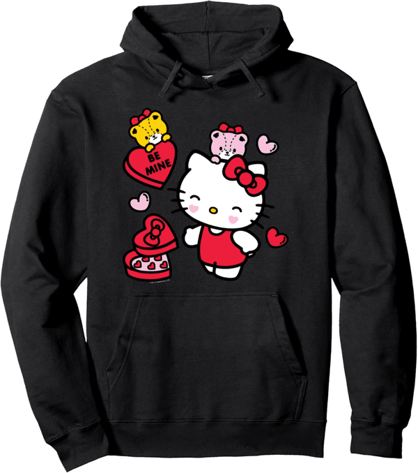 Valentine's Day Hello Kitty Pullover Hoodie Gift