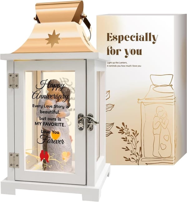 Anniversary Lantern Gift for Couples - Perfect for All Milestones