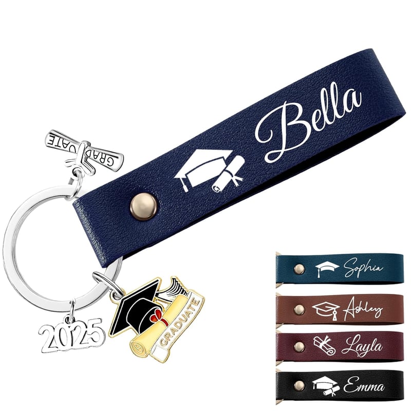 2025 Graduation Personalized Keychain for Her & Him