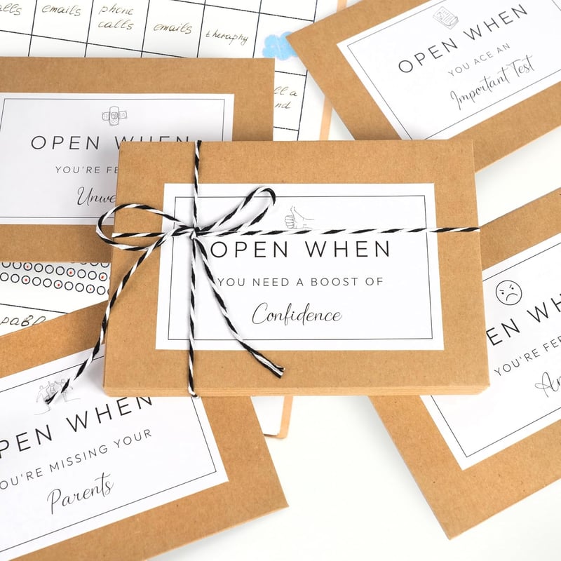 Personalized Open When Graduation Envelopes 2025 for Students